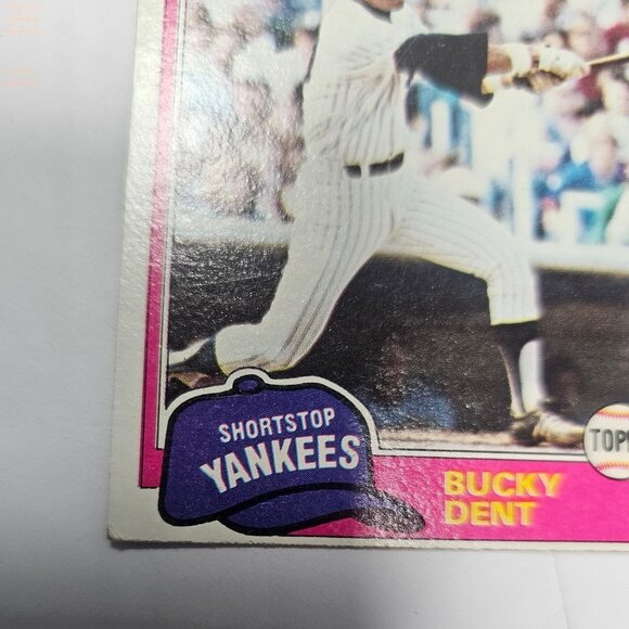 1981 TOPPS 650 BUCKY DENT - Picture 11 of 12